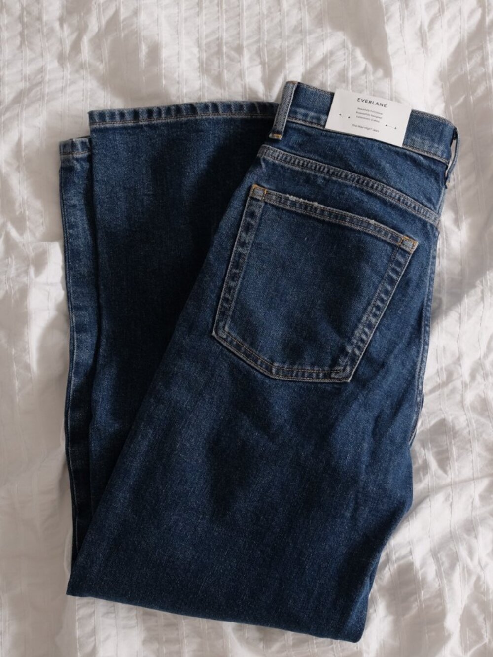 Everlane Way-High Jean 2.0 - Dark Indigo - Size 25, 27.5" inseam - NWT